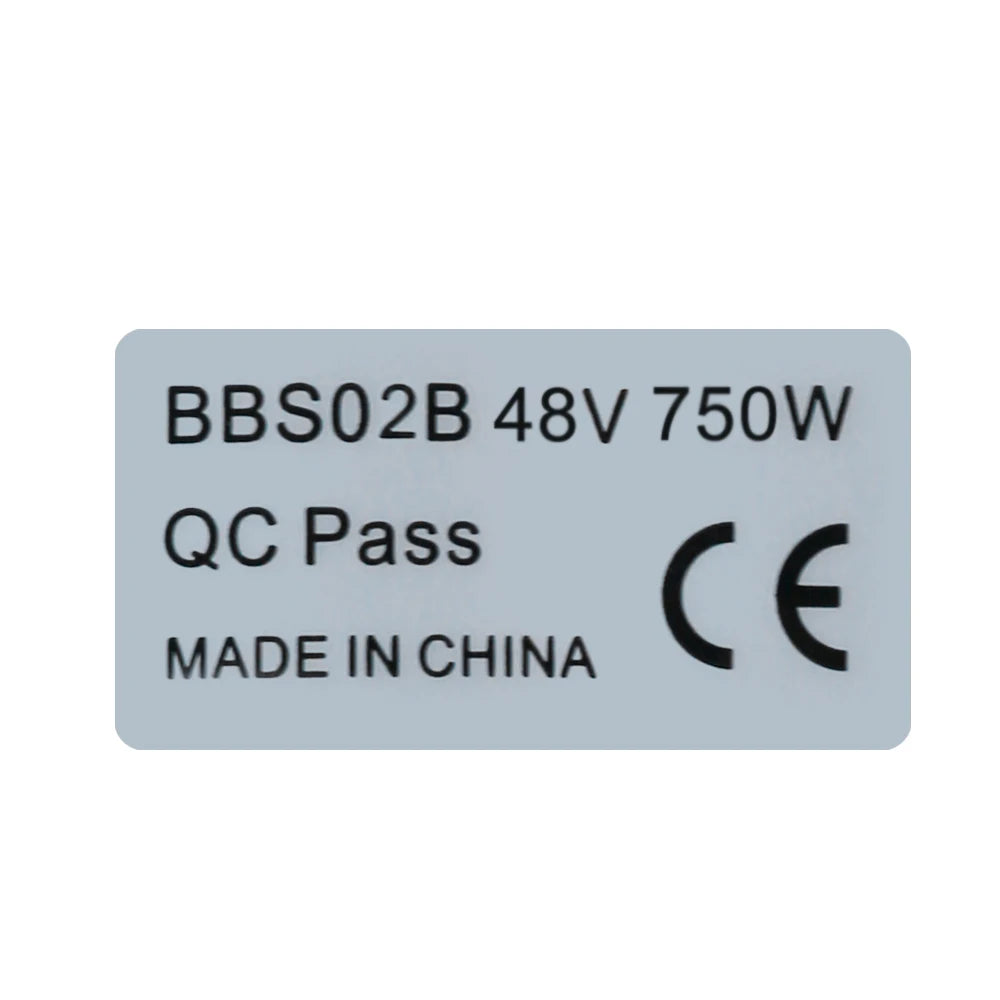 8PCS 36V 250W Sticker 48V 750W Sticker Electric Bicycle Sticker For BAFANG BBS01B BBS02B BBSHD Mid Drive Motor Ebike Accessries