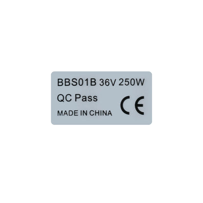 8PCS 36V 250W Sticker 48V 750W Sticker Electric Bicycle Sticker For BAFANG BBS01B BBS02B BBSHD Mid Drive Motor Ebike Accessries