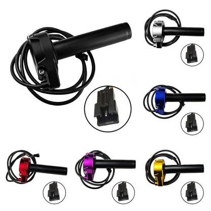 CNC Motorcycle Electronic Throttle Handle Throttle Handlebar Fit For Sur-Ron Surron Light Bee S X Electric Motocross Universal P