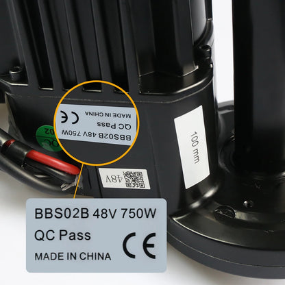 8PCS 36V 250W Sticker 48V 750W Sticker Electric Bicycle Sticker For BAFANG BBS01B BBS02B BBSHD Mid Drive Motor Ebike Accessries