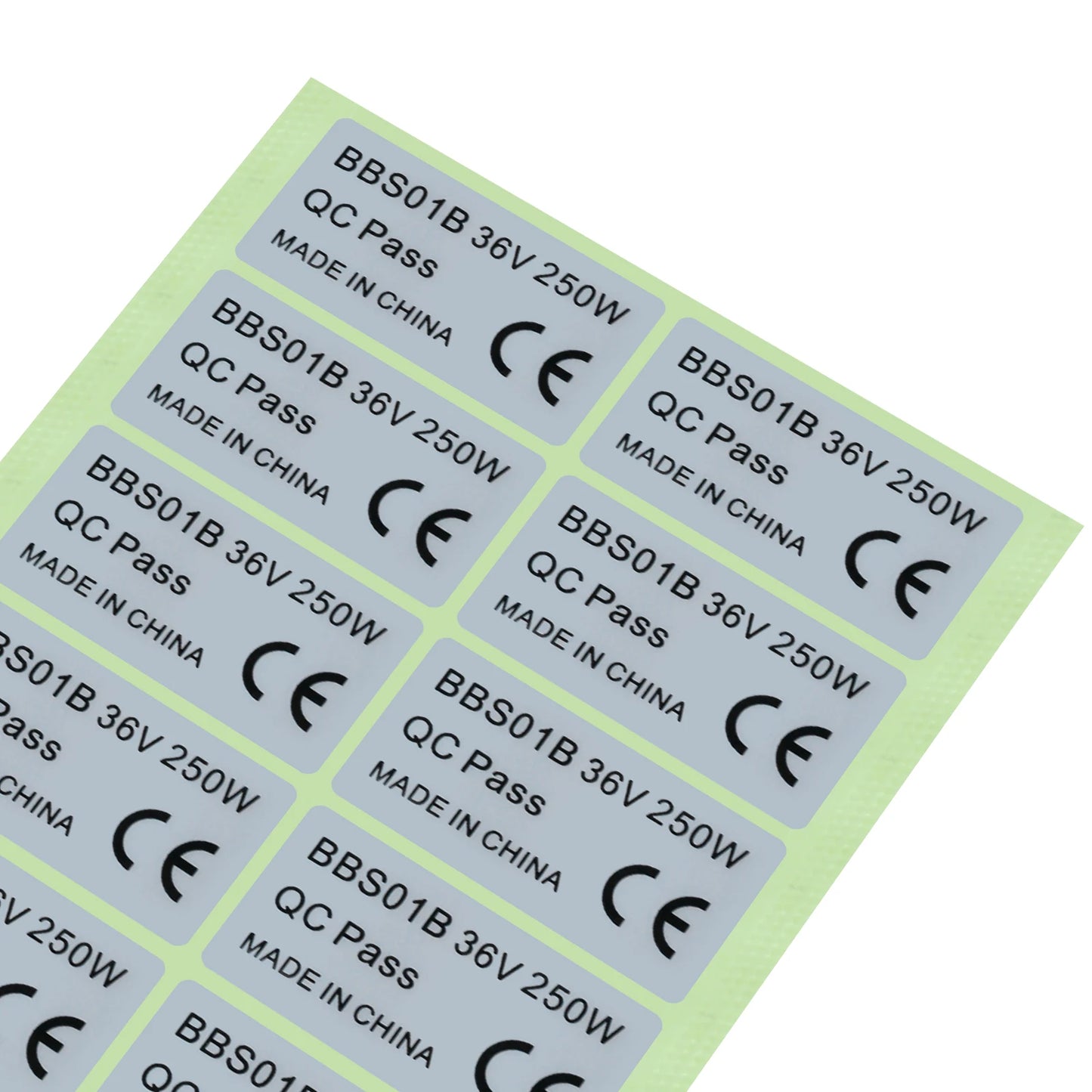 8PCS 36V 250W Sticker 48V 750W Sticker Electric Bicycle Sticker For BAFANG BBS01B BBS02B BBSHD Mid Drive Motor Ebike Accessries